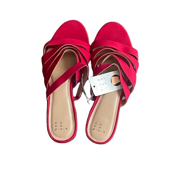 A New Day - Multi-Strap Low Heeled Slide Sandals - Picture 3 of 8